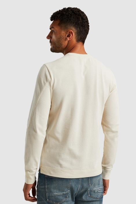 Cast Iron long sleeve r-neck regular fit pop